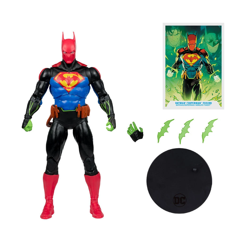 DC Multiverse Batman / Superman Fusion (Batman/Superman: World's Finest) 7" Action Figure