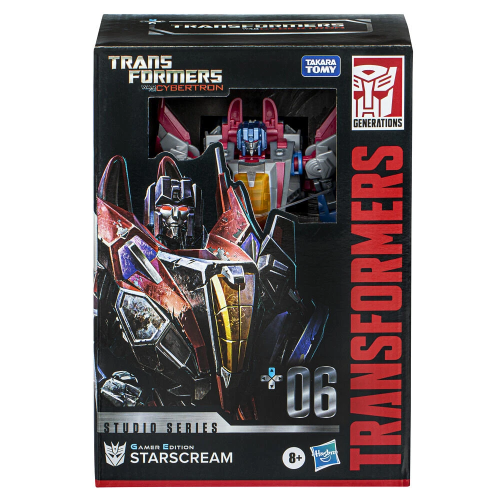 Transformers Studio Series Voyager Transformers: War for Cybertron 06 Gamer Edition Starscream Action Figure