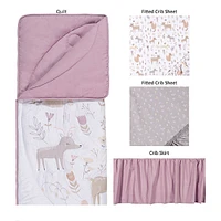 Trend Lab 4 Piece Crib Bedding Set - Forest Garden