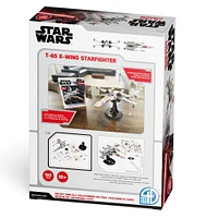 4D Build, Star Wars T-65 X-Wing Starfighter, 3D Paper Model Kit, 160 Piece Paper Model Kit