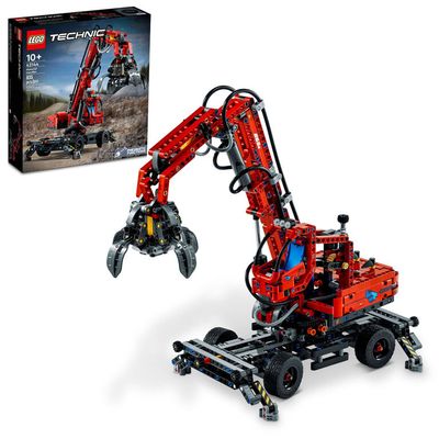 LEGO Technic Material Handler 42144 Crane Model Building Kit (835 Pieces)