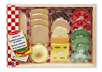 Melissa & Doug Wooden Sandwich Making Set
