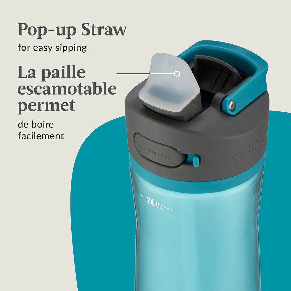 Bouteille d’eau Ashland 2.0 avec couvercle AUTOSPOUT, genévrier, 709 ml