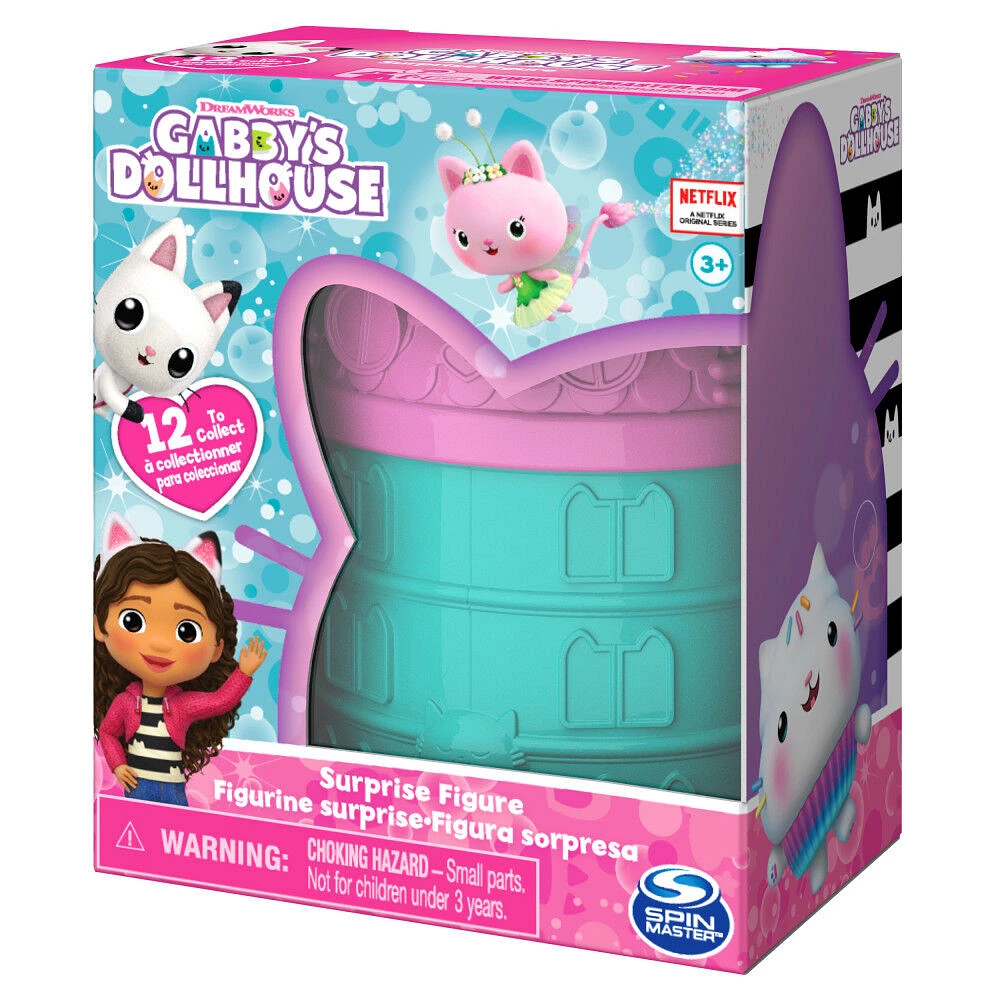 DreamWorks, Gabby's Dollhouse, Mini-figurine surprise et accessoire socle (plusieurs modèles disponibles)