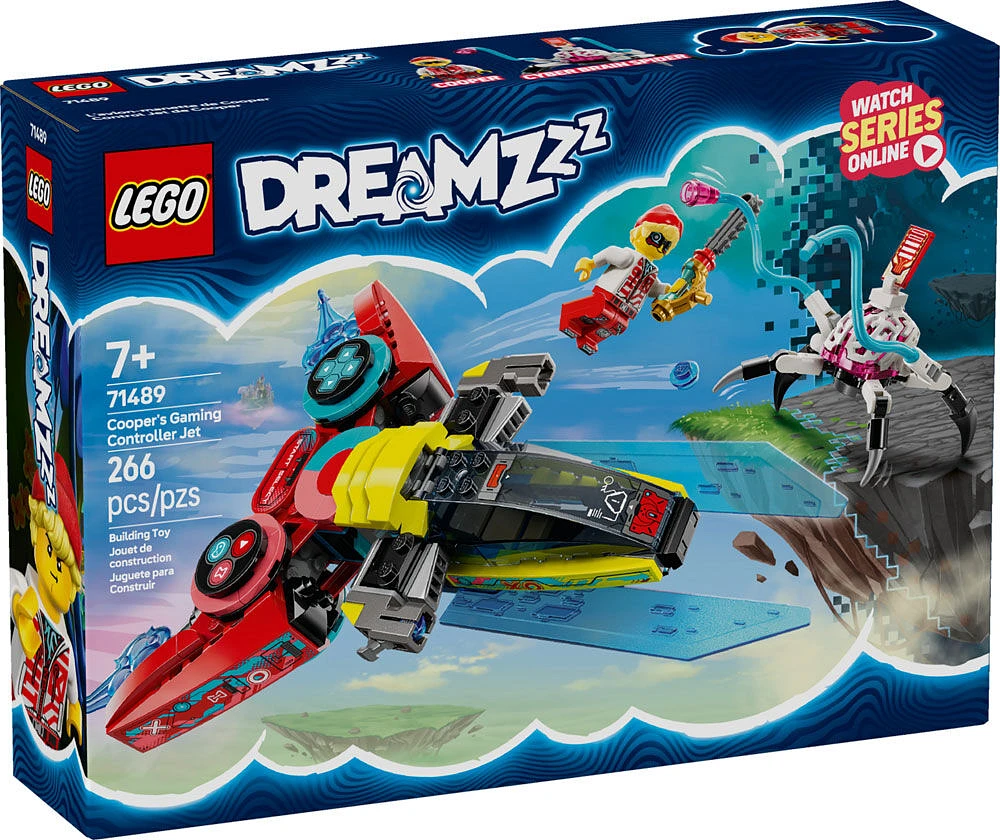 LEGO DREAMZzz Cooper's Gaming Controller Jet Toy - Building Toy Set - with 2 Build Options - 71489