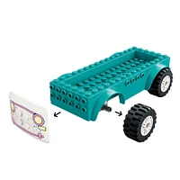 LEGO Friends Le camion de crème glacée de Heartlake City, Ensemble de construction de jeu de simulation pour un plaisir créatif 42644