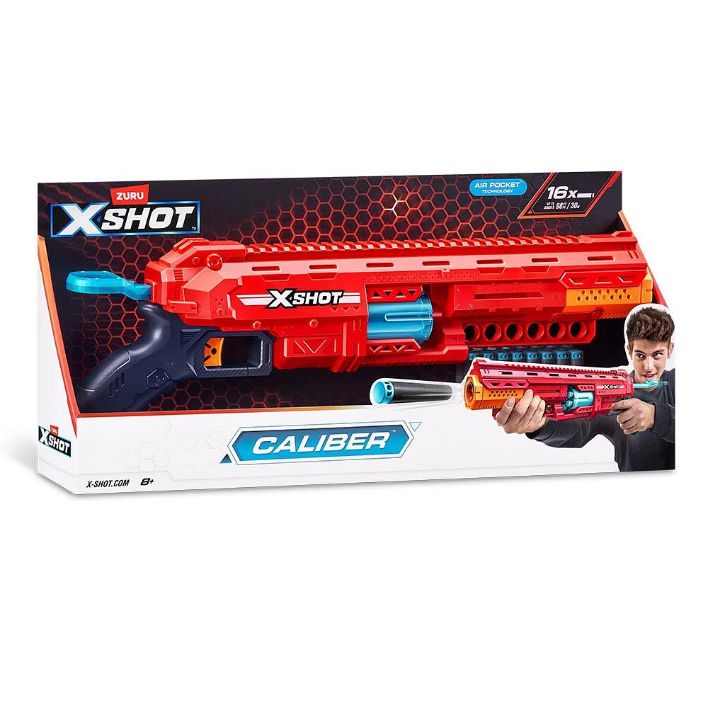 XSHOT Excel Caliber Blaster (16 fléchettes) par ZURU