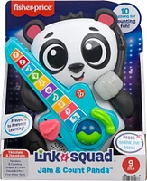 Fisher-Price Link Squad Jam & Count Panda Baby Learning Toy with Music & Lights - English Edition