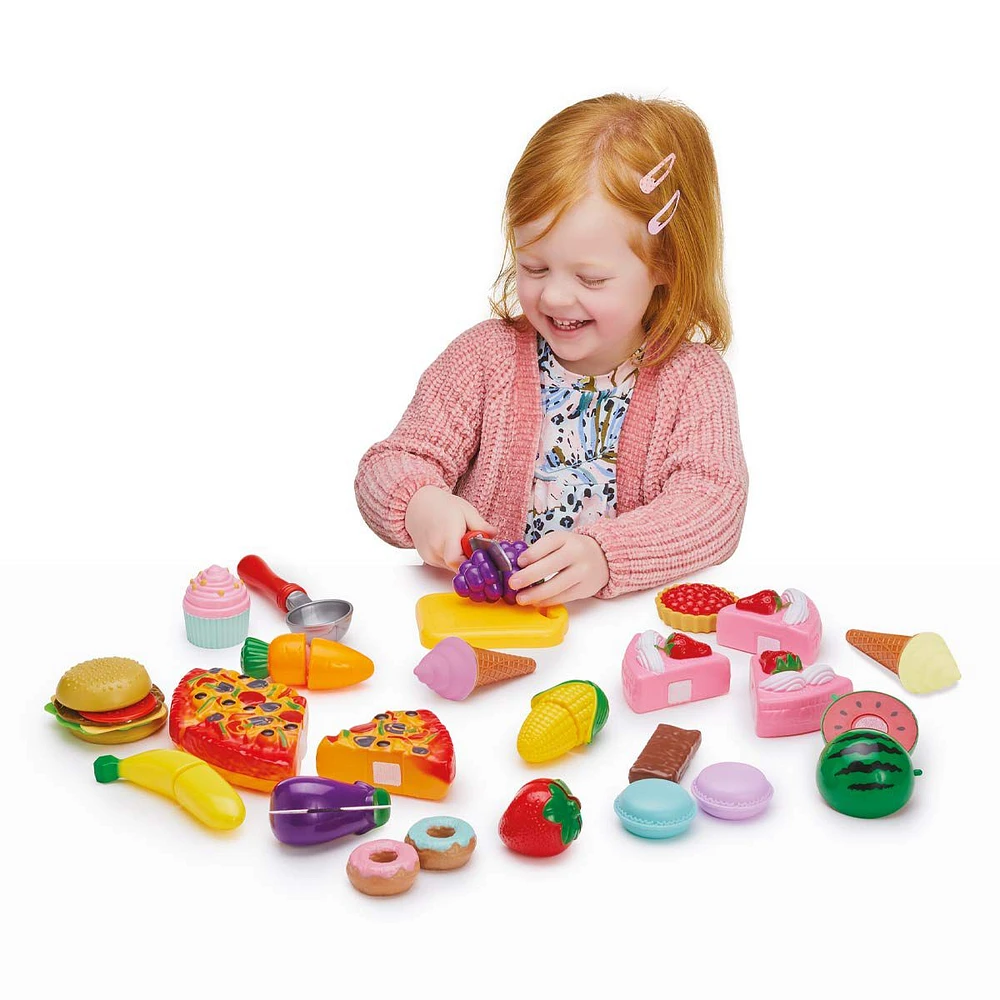 Busy Me Slice & Play Party Time Food PlaySet - R Exclusive