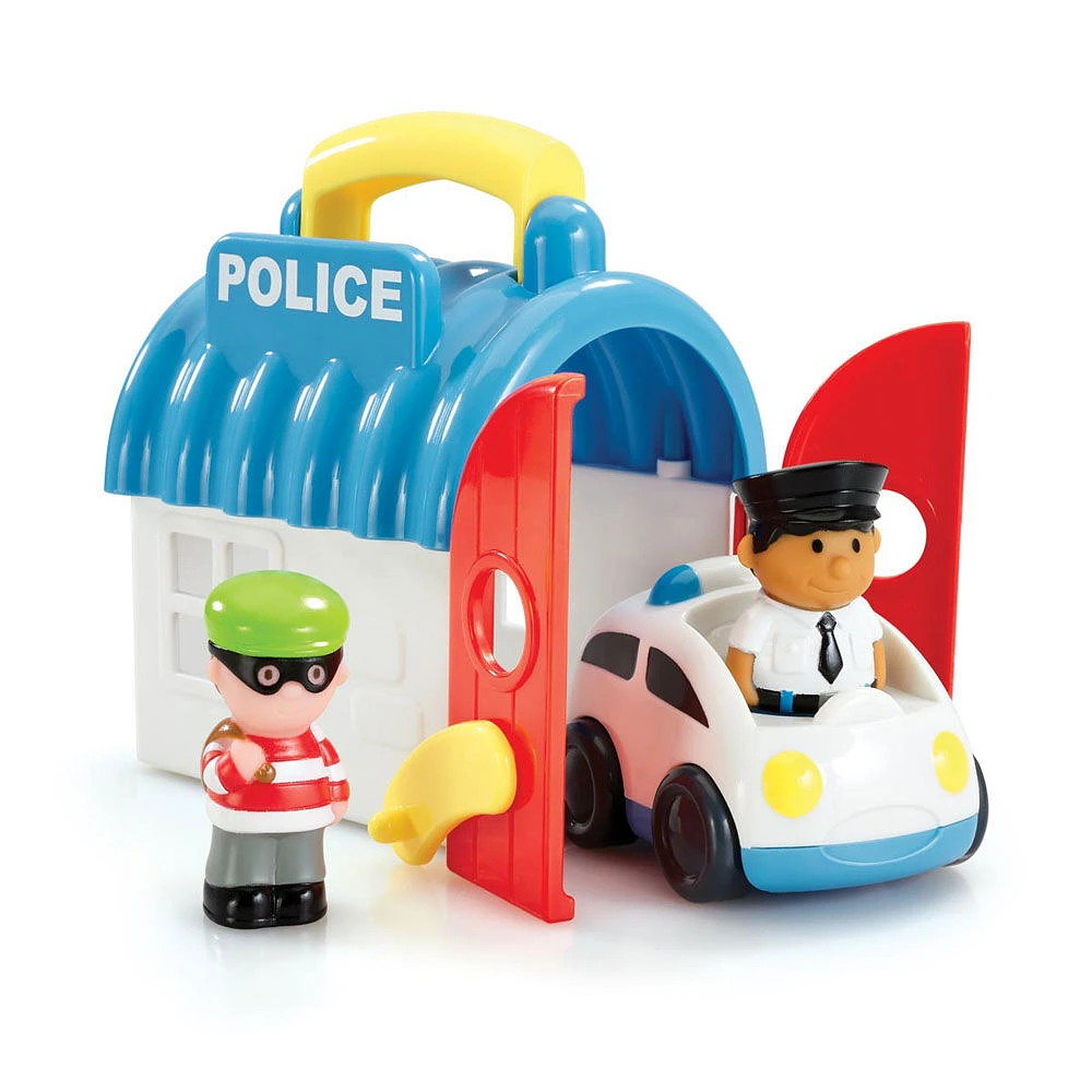 Happyland Take and Go Police Station - Édition anglaise - Notre exclusivité