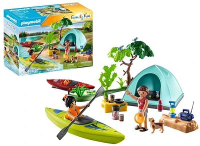 Playmobil - Camping with campfire