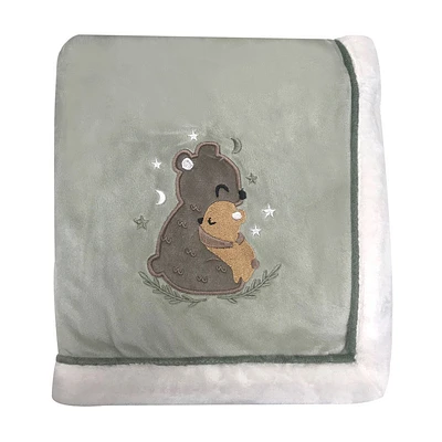 Koala Baby - Sage Bear Mama & Baby 2 Layer Blanket