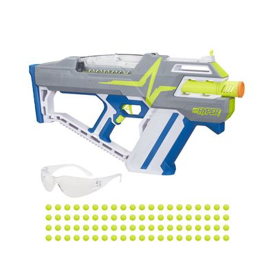 Nerf Hyper Mach-100 Fully Motorized Blaster - Includes 80 Nerf Hyper Rounds