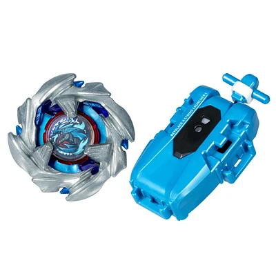 Beyblade X Cobalt Dragoon 2-60C Deluxe Left-Spin String Launcher Set