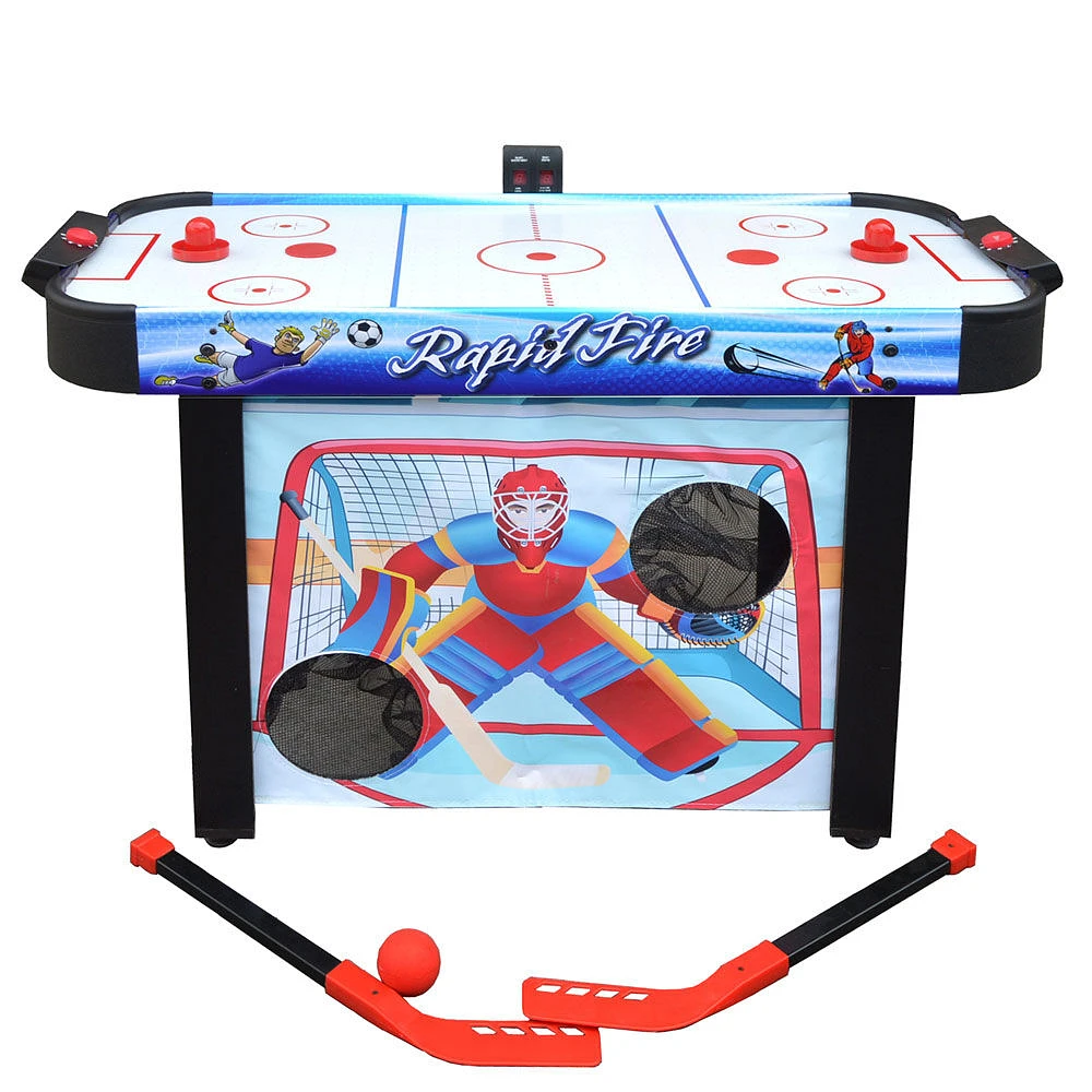 Rapid Fire 42In Air Hockey Multi-Game