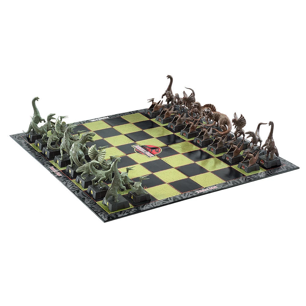 The Noble Collection Jurassic Park Chess Set - English Edition