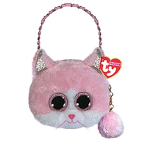 Ty Mini Purse - FIONA - Pink Cat