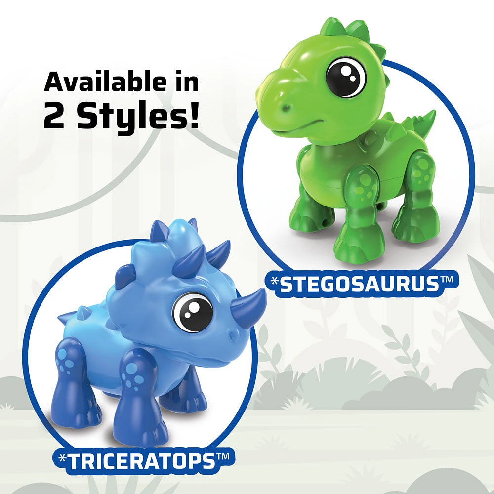 YCOO Dino Heads Up - Stegosaurus et Triceratops (Un choisi au hasard pour les achats en ligne)