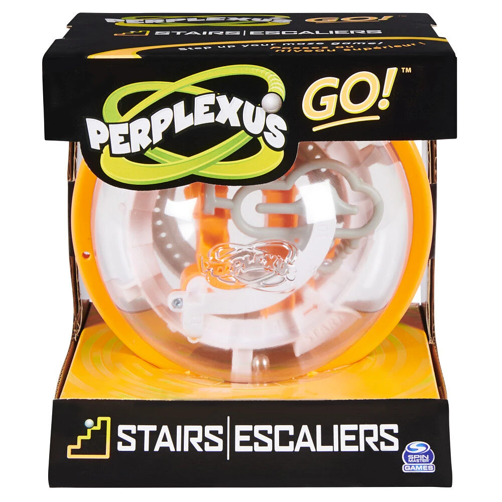 Perplexus GO! Stairs, Compact Challenging Puzzle Maze Skill Game (Styles May Vary)