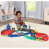 VTech Tut Tut Bolides Checkered Flag Motorized Track Set - French Edition - R Exclusive