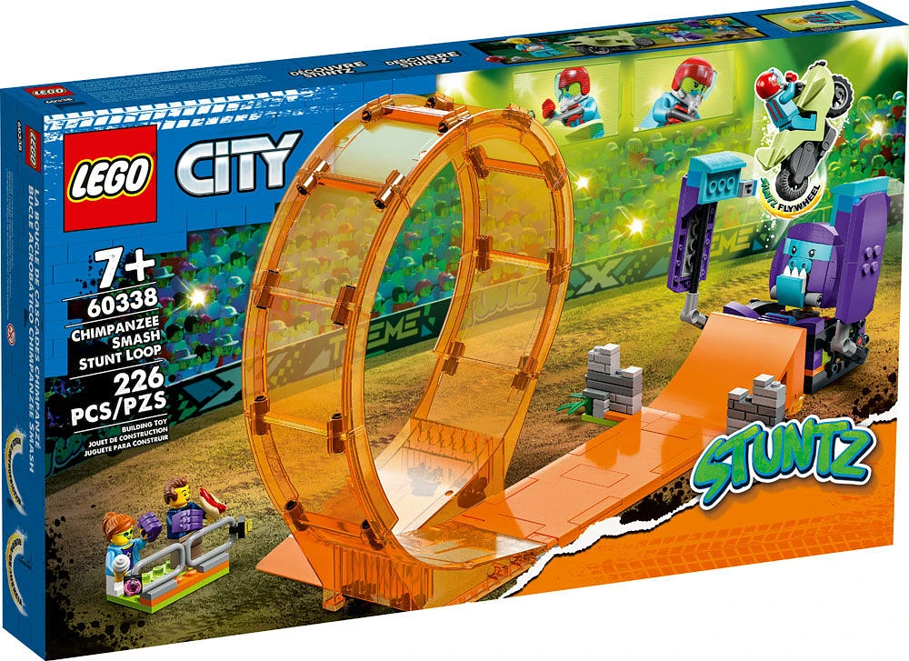 LEGO City Smashing Chimpanzee Stunt Loop 60338 Building Kit (226 Pieces)