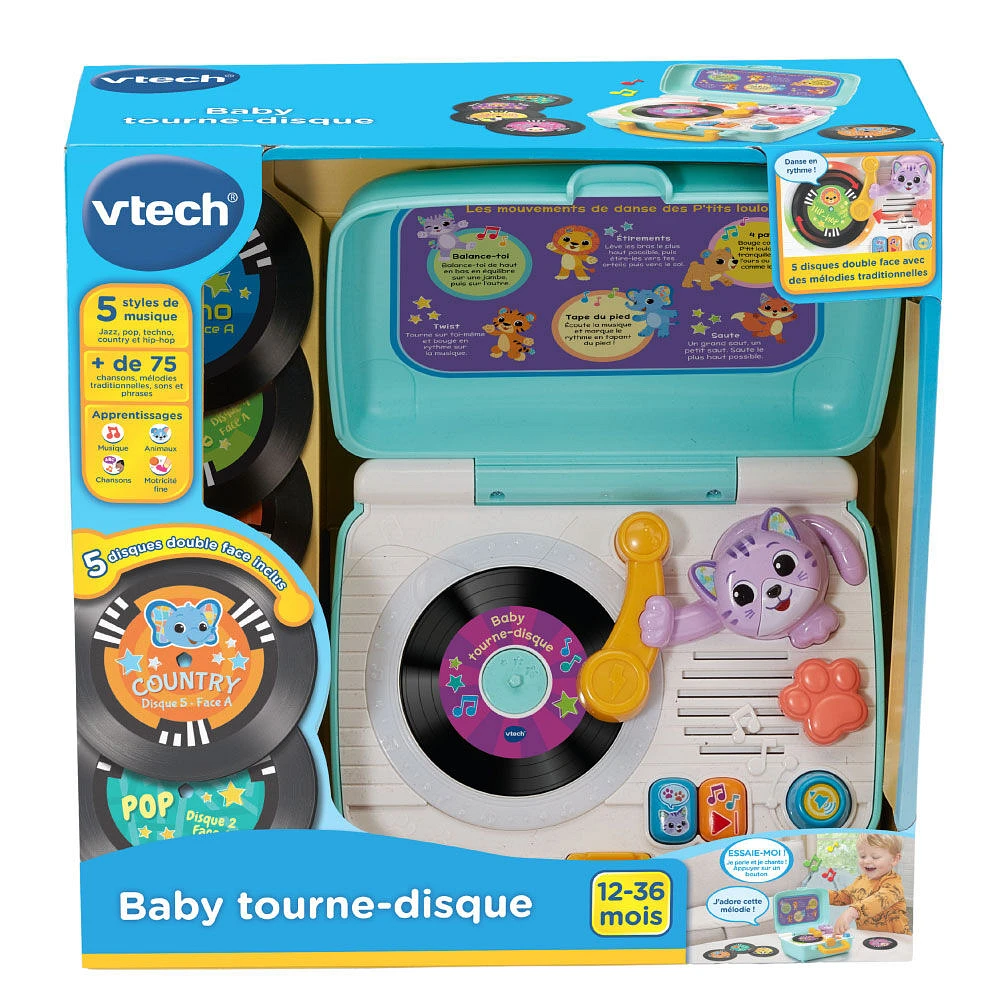 VTech DJ Scratch Cat Record Player