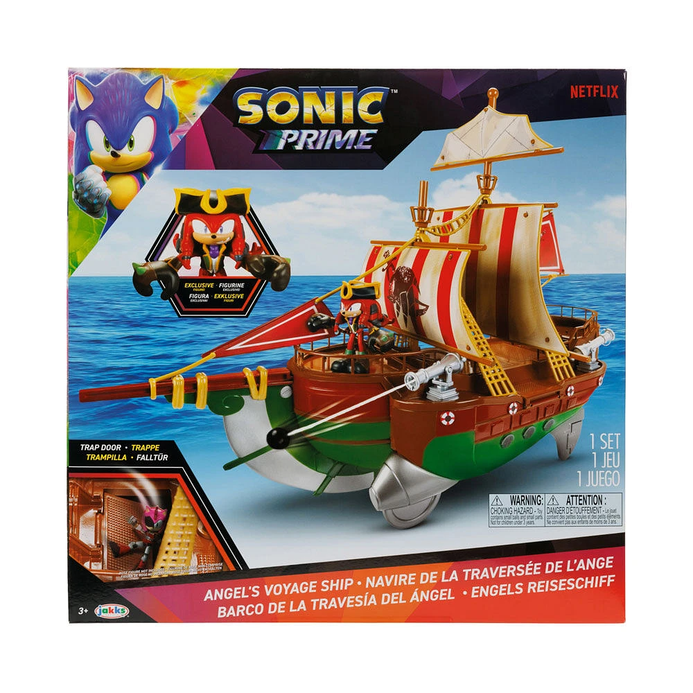 Ensemble Bateau de pirate Sonic Prime de 2,5 pouces 