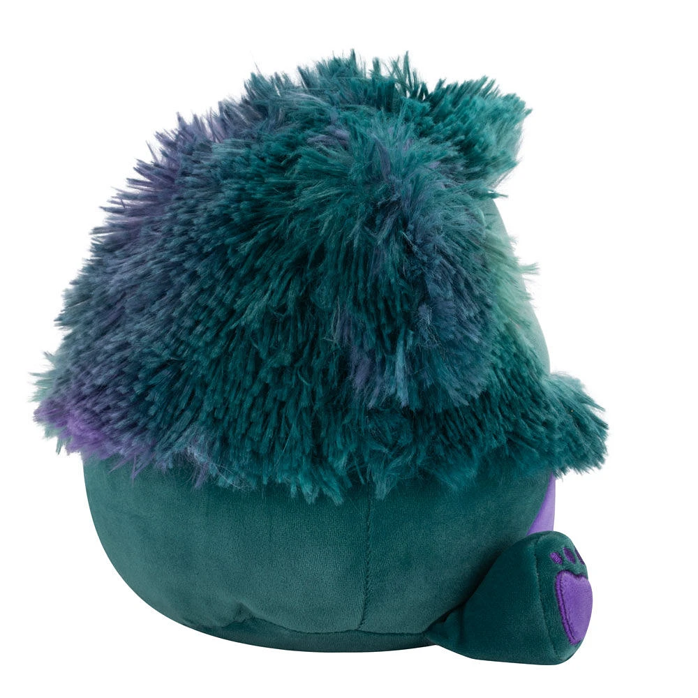 Peluche Squishmallows 7.5" - JT le monstre sarcelle foncé au ventre violet