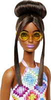 Barbie-Barbie Fashionistas 210-Poupée bun et robe crochet dos nu