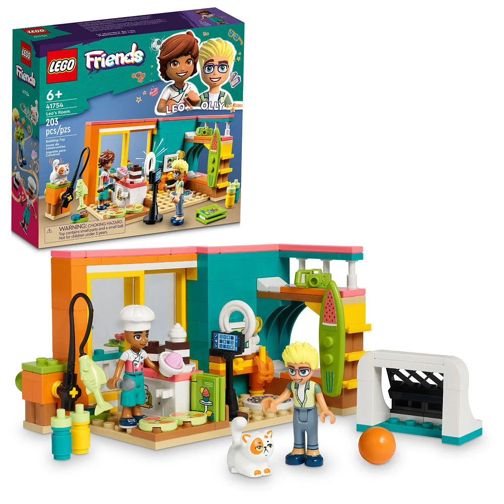 LEGO Friends Leo's Room 41754 Building Toy Set (203 Pieces)