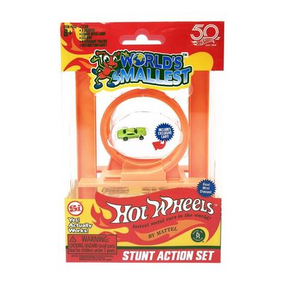 World's Smallest Hot Wheels Race Car Set