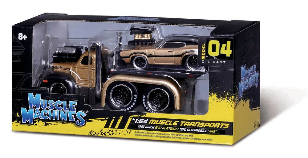 1:64 Muscle Machines Trasports Asst