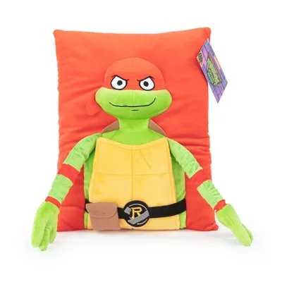 Teenage Mutant Ninja Turtles Raphael 3D Plush Snuggle Pillow, 11" x 15"