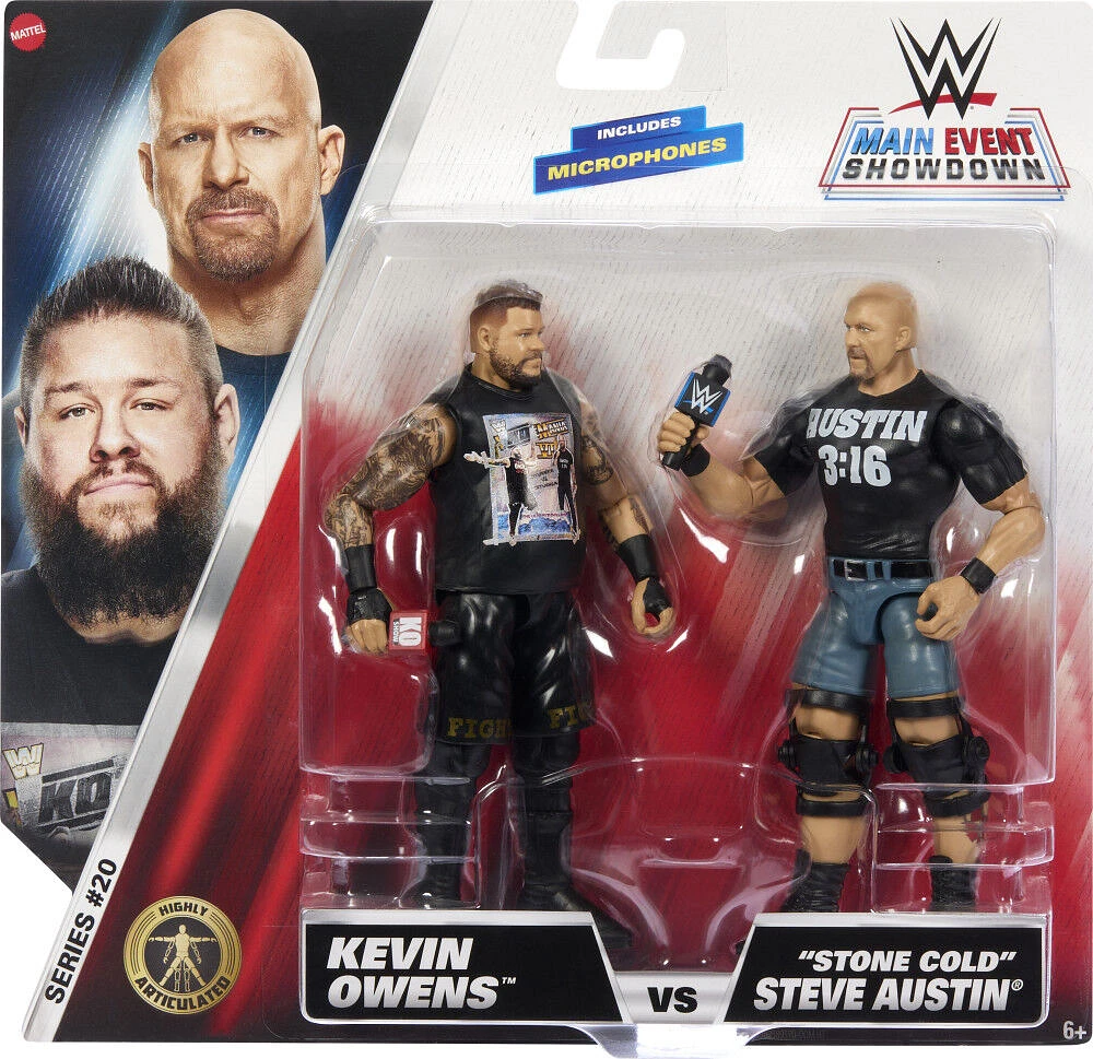 WWE Main Event Showdown 'Stone Cold' Steve Austin vs Kevin Owens 2-Pack
