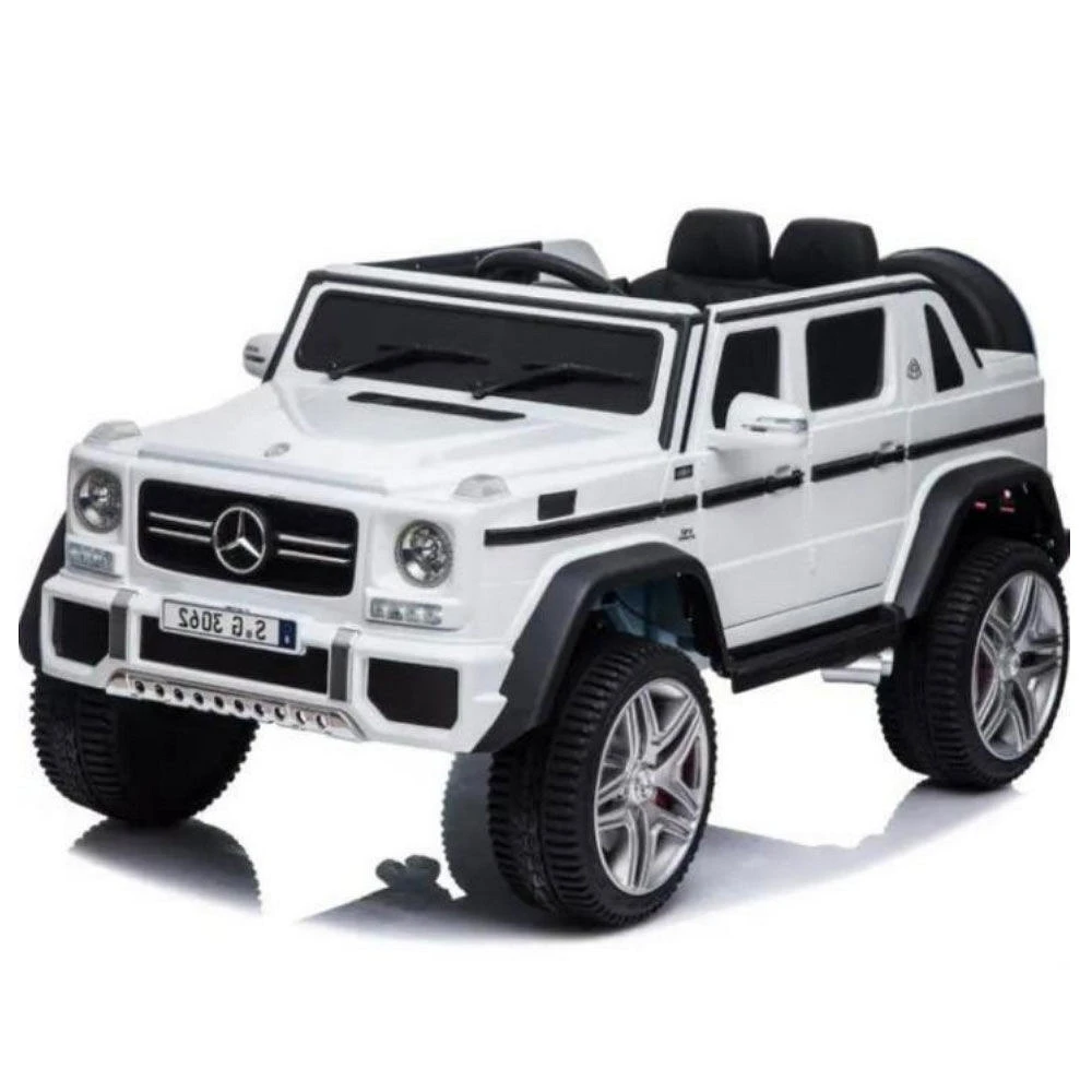 KidsVip 12V Enfants et Tout-Petits 4x4 Mercedes Maybach G650s Edition Voiture Eléctrique avec Commande à Distance - Jaune - Édition anglaise