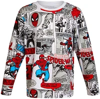 Marvel - t-shirt à manches longues - Spiderman / blanc