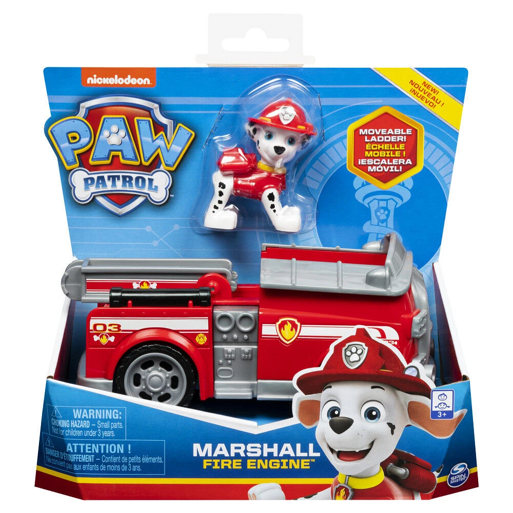 PAW Patrol, Marshall's Fire Engine Vehicle with Collectible Figure