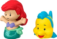 Little People Princesses Disney Coffret figurines Ariel et Polochon