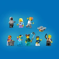 LEGO City Robot World Roller-Coaster Park Set, Building Toy with 8 Minifigures, Creative Gift for Kids, 60421