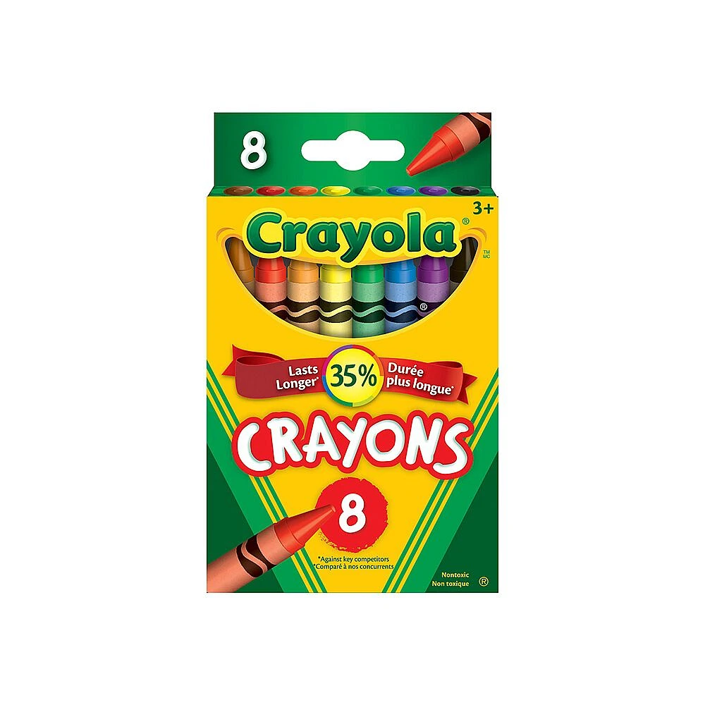 Crayola - Crayons de couleur - 8 ct