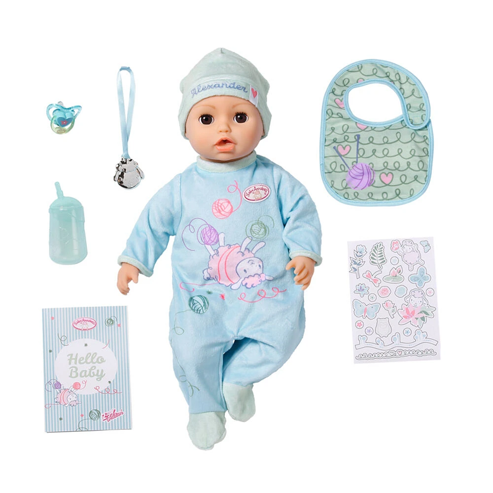 Baby Annabell Alexander actif de 43 cm - Notre exclusivité