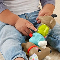 Fisher-Price FP Pets Click & Spin Activity Pup Fine Motor Sensory Toy for Babies