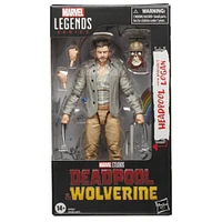 Marvel Legends Series Deadpool & Wolverine, figurine de collection Logan de 15 cm avec Headpool, pour adultes