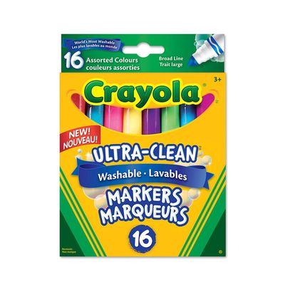 Ultra-Clean Markers, Broad Line, Bright, 10 ct.