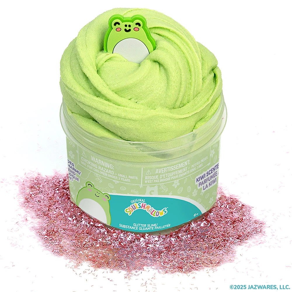 Original Squishmallows Wendy the Frog Cloud Slime, Kiwi Scented