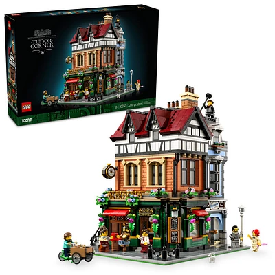 LEGO Icons Tudor Corner Building Set for Adults - Miniature House Kit for Ages 18 and Up - 10350