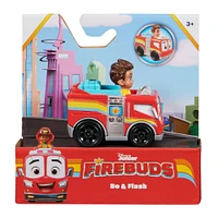 Disney Junior Firebuds, Camion de pompier en métal moulé Bo et Flash