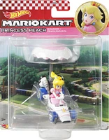 Hot WheelsMariokart Princess Peach B-Dasher & Peach Parasol