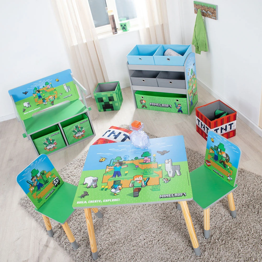 Phoenix Minecraft Foldable Bench/Table with Storage