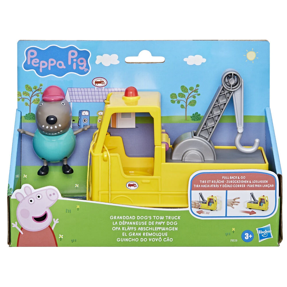 Peppa Pig Granddad Dog's Tow Truck Toy Set